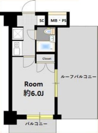 グローリア初穂東糀谷の物件間取画像